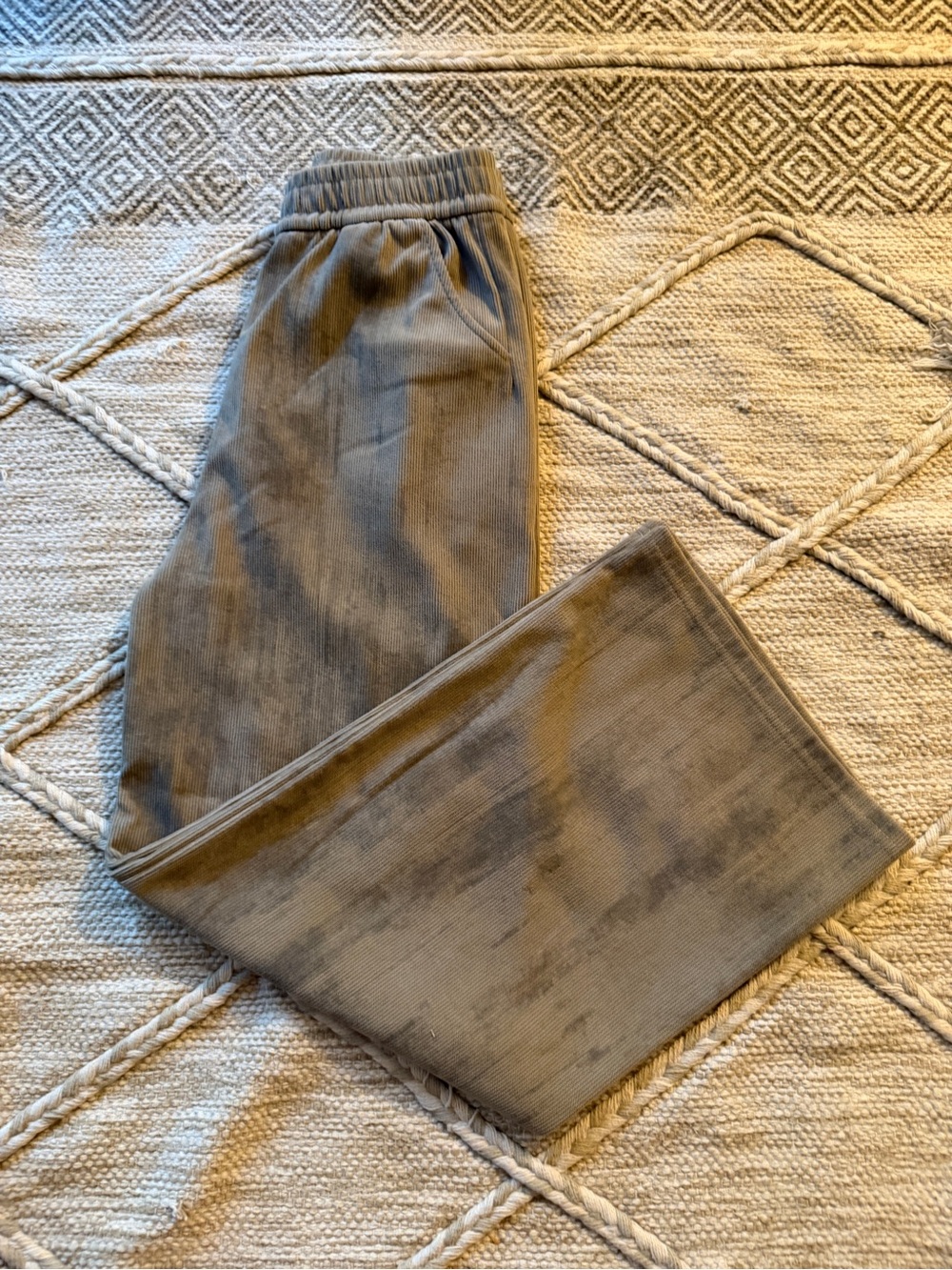 Straight-Leg Corduroy Pants in taupe — Comfortable Everyday Style